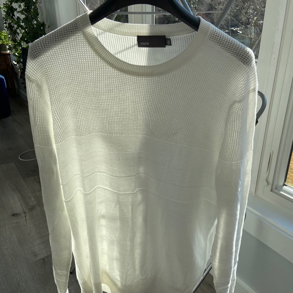 Vince Mixed Crew Sweater - Picture 3 of 3